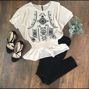 Forever 21 • Sheer Embellished Tunic